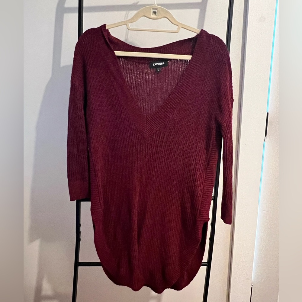 Women’s Express Maroon Sweater Small